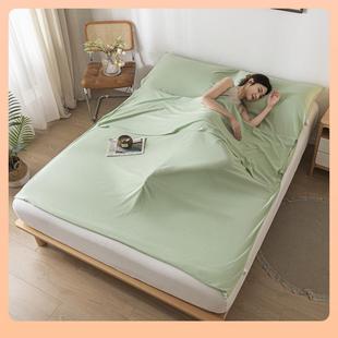 B婴级酒店隔脏睡外出袋差旅行水洗棉Fh(h($%p类床单被套一体被罩