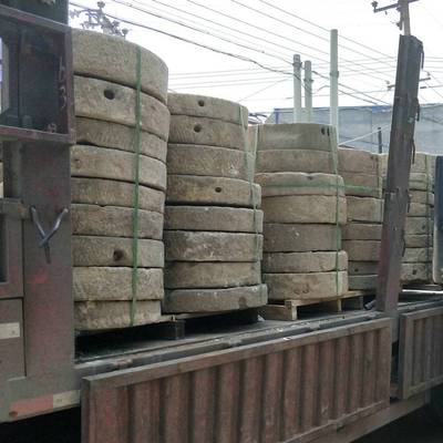 老磨盘农村老旧石磨盘踏步石老石盘石碾子石磙铺路石石材旧石磨