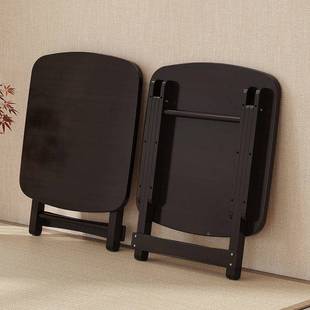 摊折叠舍桌家用小户型吃饭餐BOR桌简易租房宿免安装 摆小方 携便式