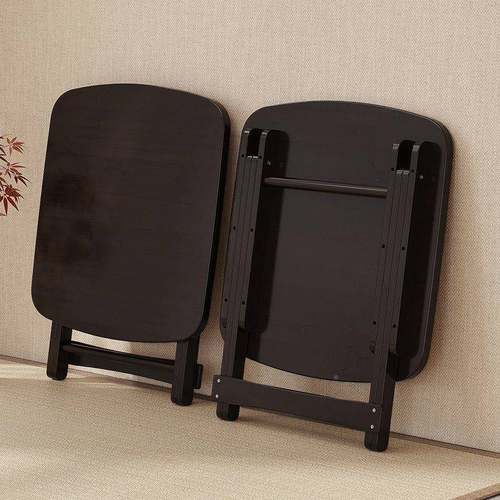 摊折叠舍桌家用小户型吃饭餐BOR桌简易租房宿免安装携便式摆小方