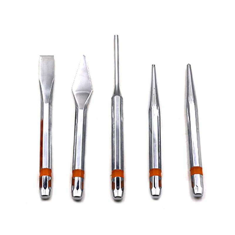 WEDO维度工厂直供5件套样冲 中心冲圆锥冲销冲钎头扁凿WEDO2872