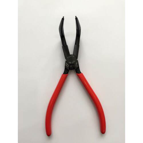 FJIYA富2具亚F-20C弹簧钳6寸卡弹U钳簧弯嘴内卡钳加长嘴F-220C剪