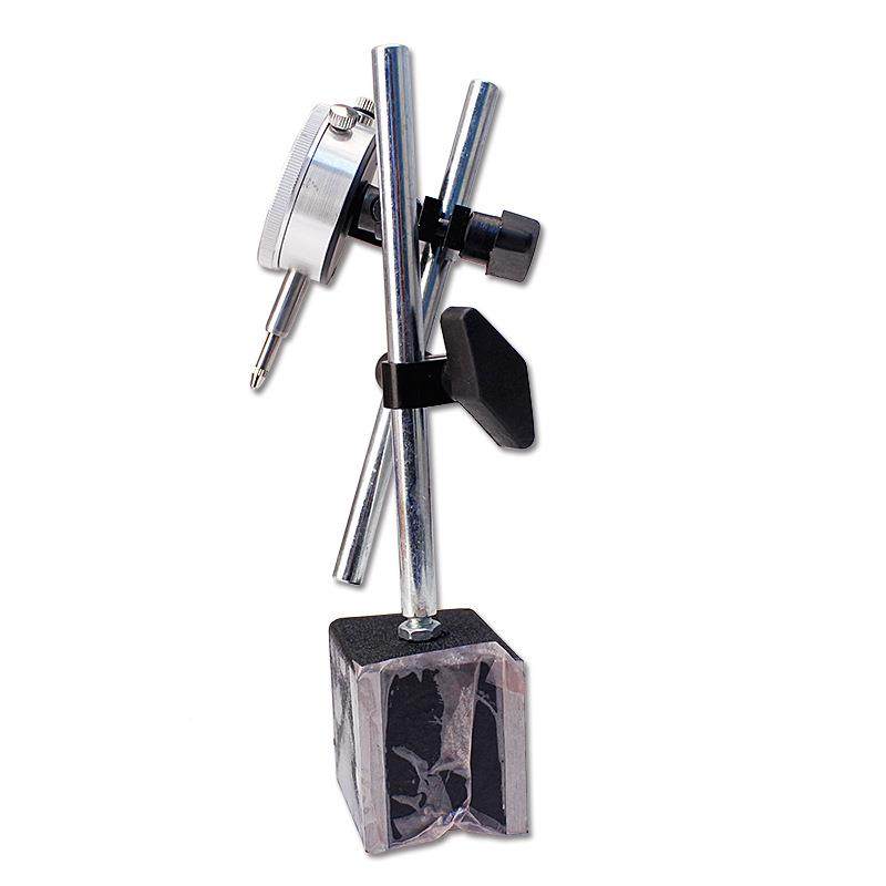 磁力表座杠杆千分百座分性表指915示表支架磁表表坐+百分表0-10MM