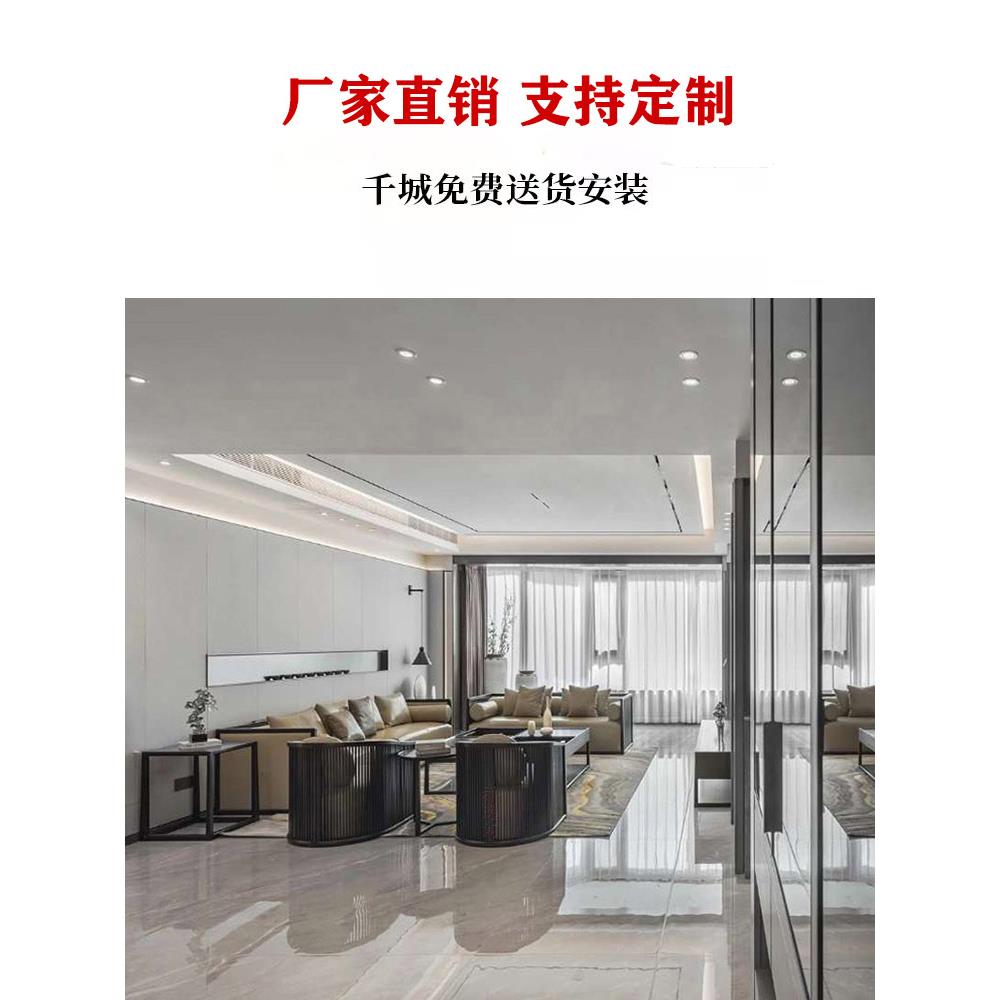 0J新中式万物鸡SF-101翅木沙发组实奢木合现简约轻客厅样板房代定