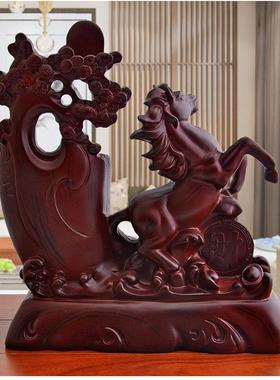 一帆风顺包邮创意马笔筒摆书盒房面文具收纳件笔架老桌板教师办公