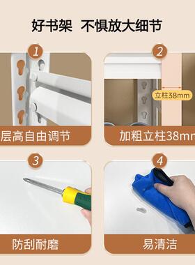 家用置货物洞架多层收纳架书架杂物间整理架下室CQE可加洞板地落