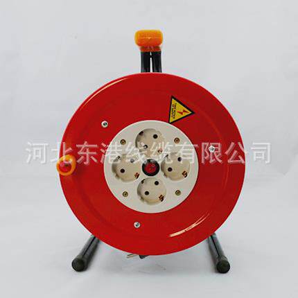 出口带LB723D线缆盘 带伸缩手5柄轮0米线3*2.5动绕移线盘