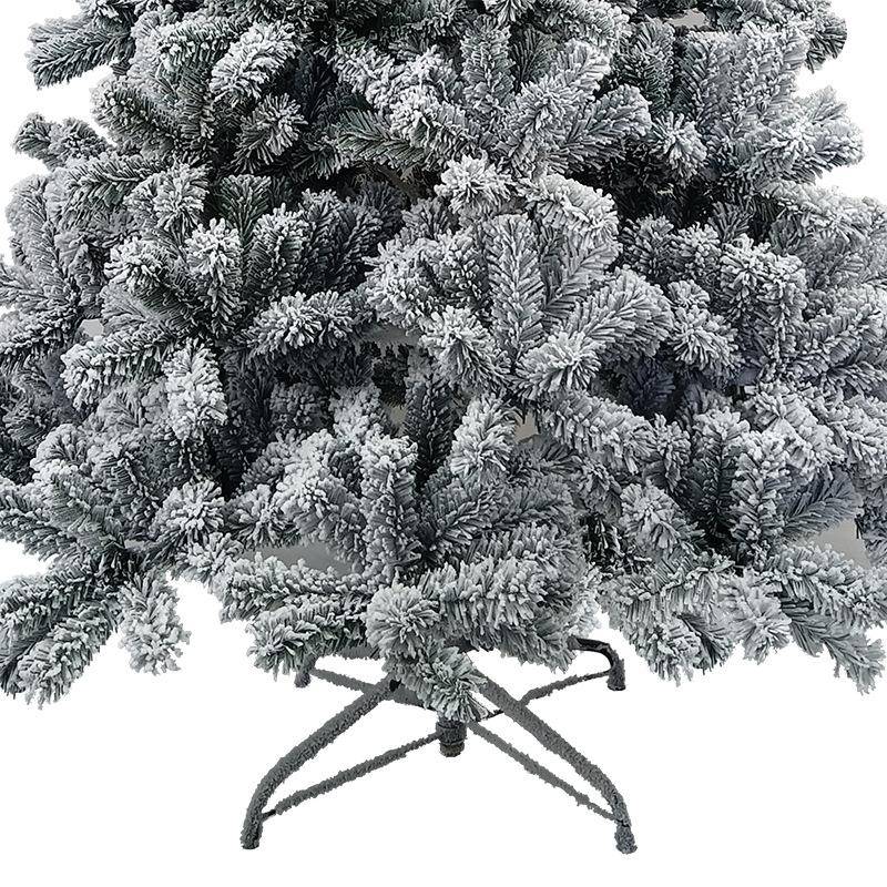 【树】2.1米绒圣诞PVC2312-001密加雪喷植白仿真加落雪落地圣诞树