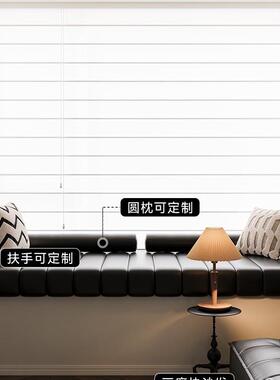 20F979T56525新款法奢式轻感科技坐皮海绵仿飘窗垫窗台垫皮实木垫