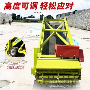 牧场青五储HZU米取草机 地面左移动式扒料 机饲右草墙自动切割取