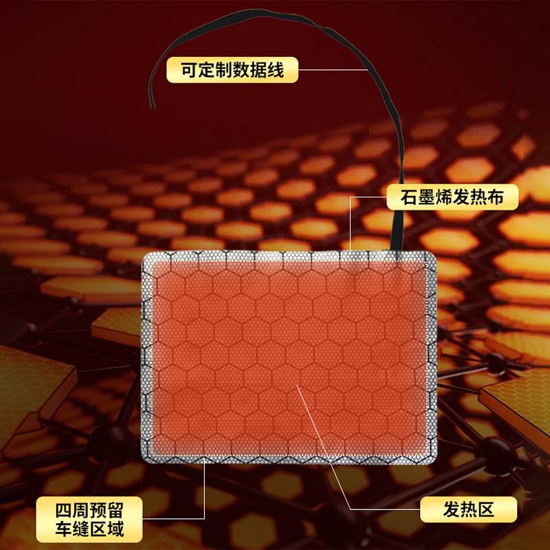 碳纳米加热片发热膜宠物育雏加热片汽车座椅发热片带调温开关厂家