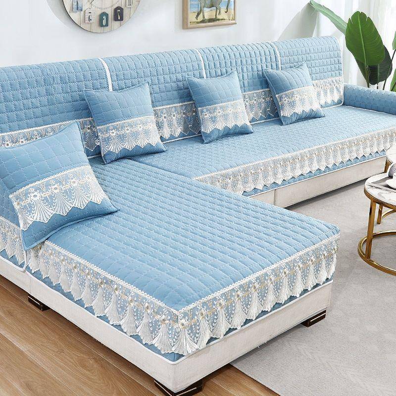 发OEs208P8垫四 全套通用防滑全包沙发套罩季盖沙布简约组合套