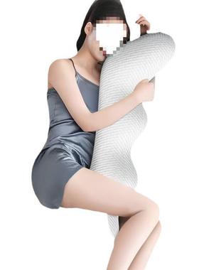 床上枕长条抱睡大觉夹腿枕可拆记忆棉成ti8Drep8人女生侧睡洗枕男