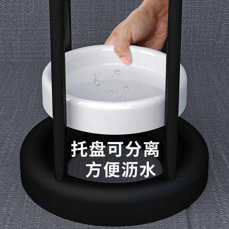家用入门伞架子雨伞收纳架置物架公司店用酒店大堂铁艺沥水雨伞桶