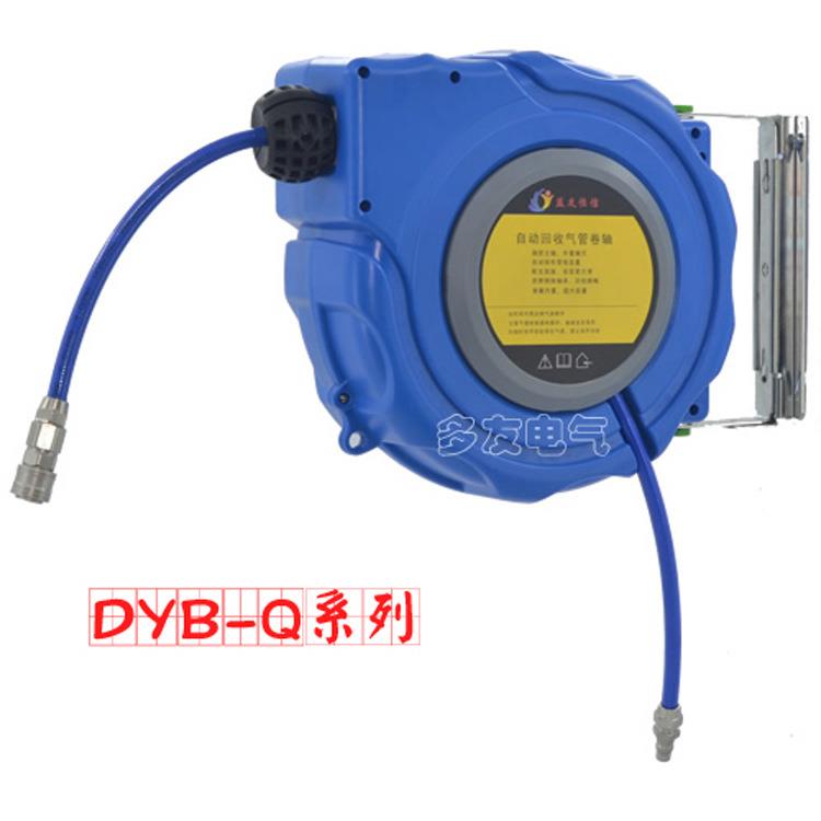 汽修气动工具自动伸缩悬挂式气鼓自动卷管器20米PU夹砂管可定制
