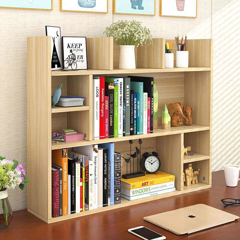 I1简易儿童书架桌上书架学生宿舍书架桌面多层置物架卧室书柜收纳