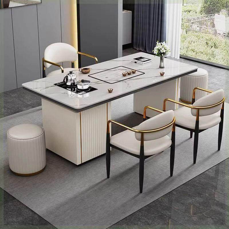 岩板茶桌一体一整套轻奢现代简约家用办公多功能茶台椅泡茶阳台,商业/办公家具,茶台/茶桌,淘宝优惠券,粉丝福利购,淘宝优惠卷