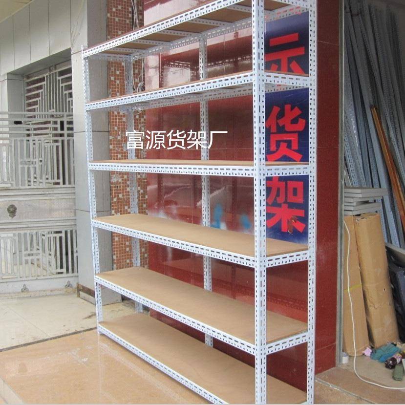 货架角钢材料货架角铁工厂仓库家用移动带轮可调节架子储物