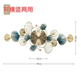 现货亚马逊钟表简约孔雀创意客厅挂钟家用装饰时针挂墙民宿背景