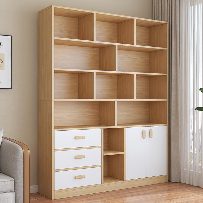 书架客厅落地隔断置物架收纳储物柜子办公室靠墙多层书柜展示柜