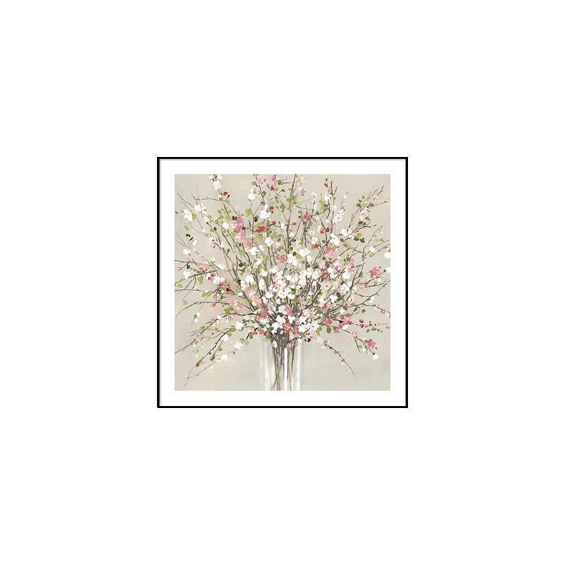 卫生间防水挂画免打孔美式花卉洗手间装饰画轻奢厕所浴室墙面壁画