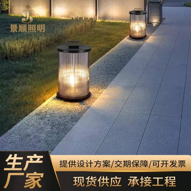 跨境网红院子户外太阳能灯户外防水民宿布置别墅装修设计花园造景
