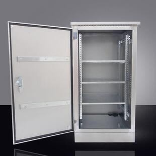 室外防水不锈钢网络机柜户外配电箱弱电柜监控设备箱功放交换机柜