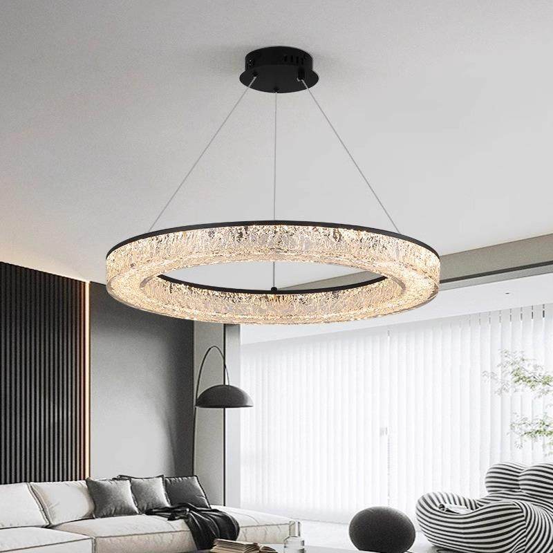 意式客厅吊灯现代轻奢简约餐厅吊灯极简全光谱护眼别墅客厅灯,家装灯饰光源,智能吊灯,淘宝优惠券,粉丝福利购,淘宝优惠卷