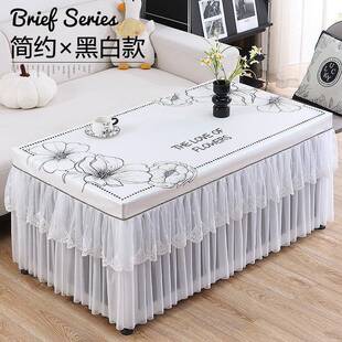 烤火桌子罩套2025新款长方形电炉罩套防水防油烤火炉皮罩茶几罩套