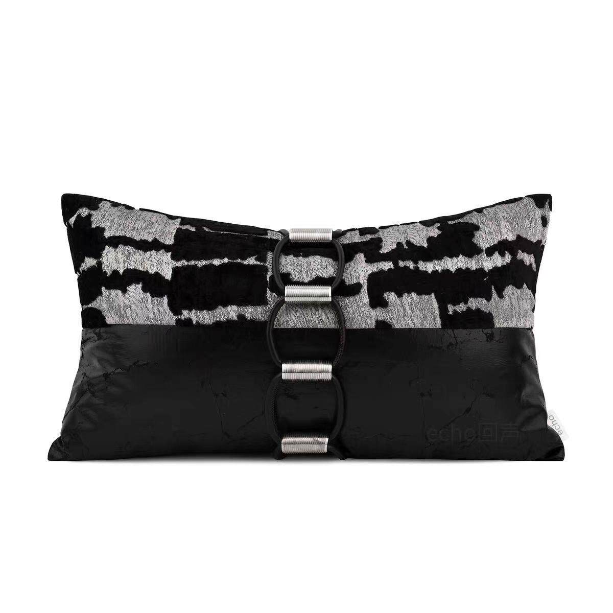 轻奢简约现代抱枕沙发客厅靠垫方枕样板间酒店抱枕靠包腰枕