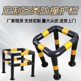 定制消防栓防撞护栏车间护栏水泥柱围栏直角钢管防撞柱四方隔离栏