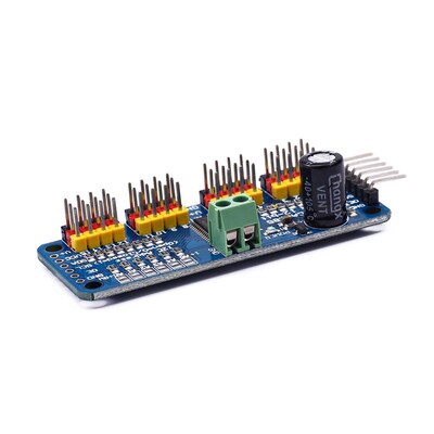 16路 PWM/Servo/舵机驱动板 控制器 机器人 IIC接口 SUNLEPHANT