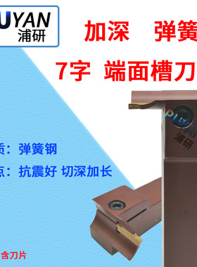 弹簧钢加深长7字型端面槽刀平面MGFVR/MGFVL/320/420/325/425