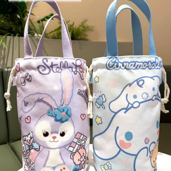 大口径杯套焖烧杯束口袋可爱卡通便携旅游斜挎手提保温杯水壶收纳,户外/登山/野营/旅行用品,壶套/杯套/保温套,淘宝优惠券,粉丝福利购,淘宝优惠卷