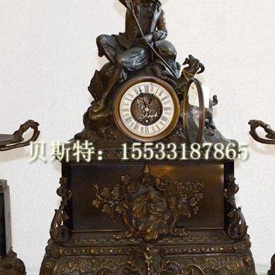 钟表 贝斯特古典钟表 西洋钟 机械纯铜 老式上弦台钟 复古欧式钟