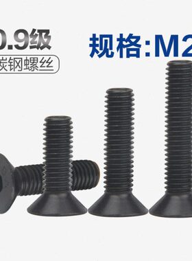 头9级沉7螺栓.100N60940 黑色* M20内六角螺丝加硬  0DI1091508