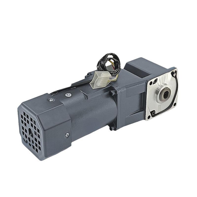 中空中实直角齿h轮减速电机12V24V直流电机90度转角大功率调速马