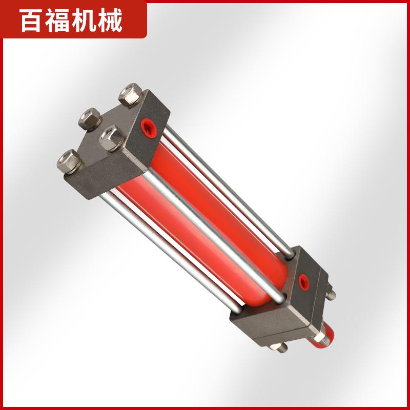 HOB125重型液压油缸双向升降拉杆式双L轴可调行程模具液压缸*