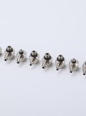迷你接头微型快拧迷你266动气P接头气管锁4紧C气嘴弯头PL3//6-M3/