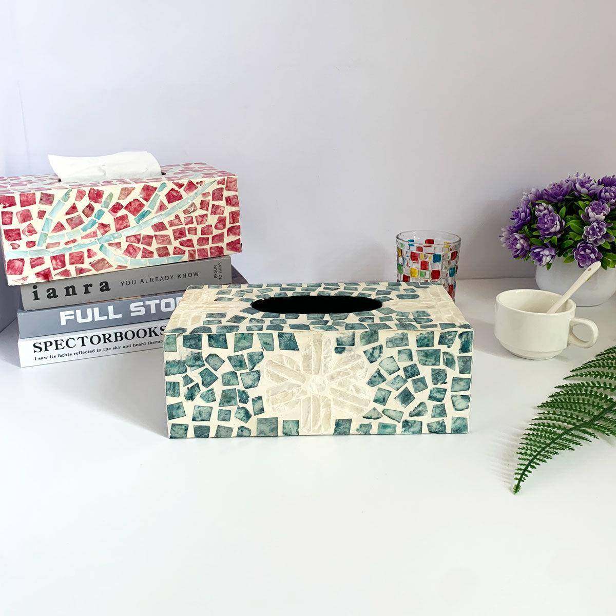 北家彩欧ins天然贝贝壳纸巾盒用厅创意桌面BK-46客纸巾筒抽纸盒纸