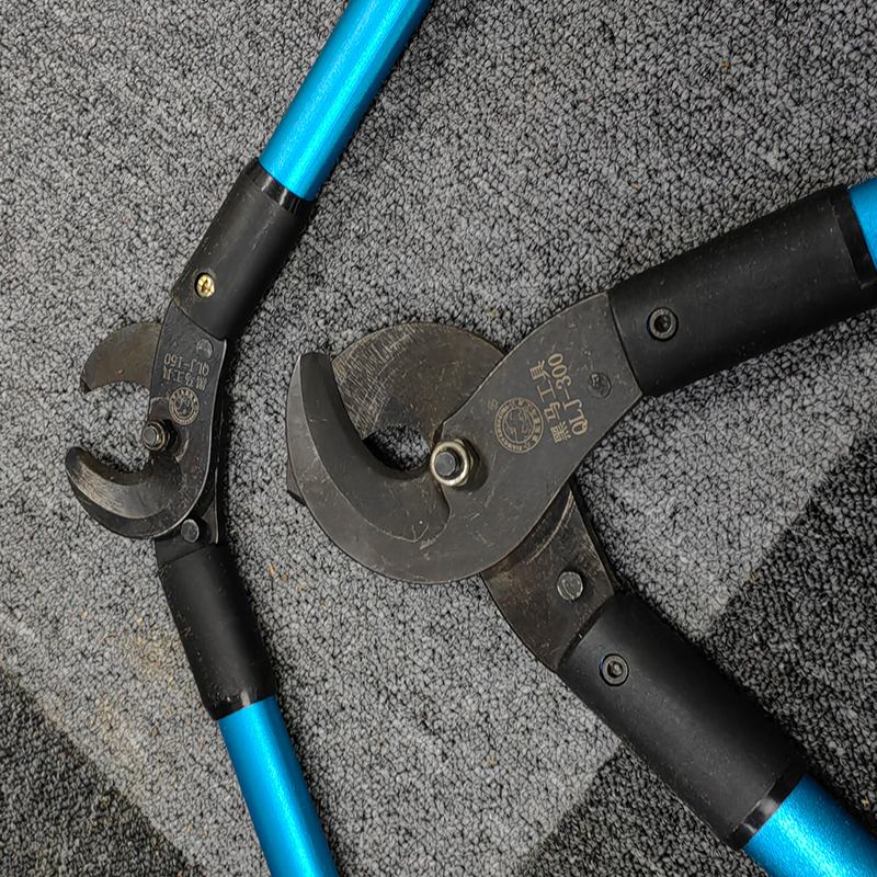 黑马铝镁合金手动线缆剪刀电线y电缆钳长臂铜铝线大力钳断线钳牙