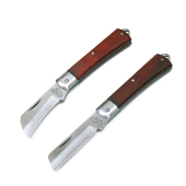 史丹利电工刀木柄剥线刀电工专用折叠刀多功能电线剥皮割刀电缆刀