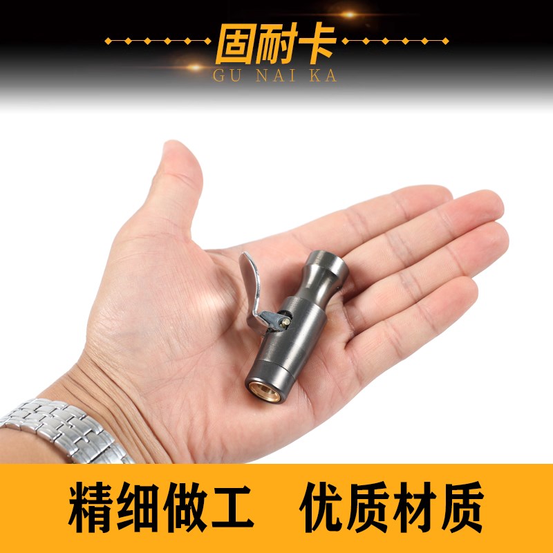 汽车打气嘴接头气压表管压枪配件轮胎充气管充气头胎压枪气管头