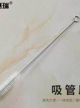 安赛瑞毛刷加长毛刷试管刷细长清洗刷洗吸管杯刷10290mm10只7A0