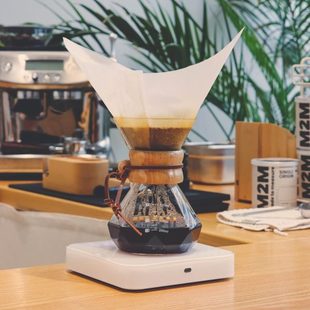 600ml 400 chemex滤纸 透明高硼硅玻璃钻石咖啡壶 手冲咖啡分享壶