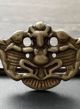 纯铜金翅大鹏f鸟护法藏式挂件尼泊尔密宗神鸟护身符家用挂饰手把