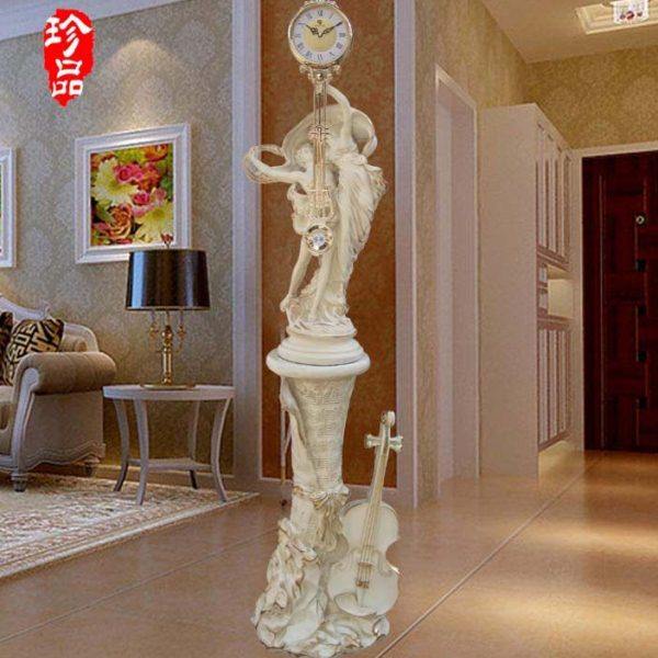 欧式客厅落地钟表时尚工艺钟装饰摆件欧艺立式新中式表大摆钟座钟,家居饰品,立钟/落地钟,淘宝优惠券,粉丝福利购,淘宝优惠卷