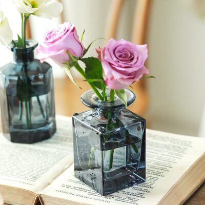 花时间《星霜》北欧民宿小清新玻璃花瓶餐桌装饰花器水培简约摆件