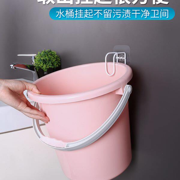 水桶收纳架神器卫生间挂桶架置物架浴室家用壁挂式厕所放桶子挂钩
