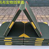 小体操垫子仰卧起坐垫学校达标学生体侧折叠中小学生运动海绵训练